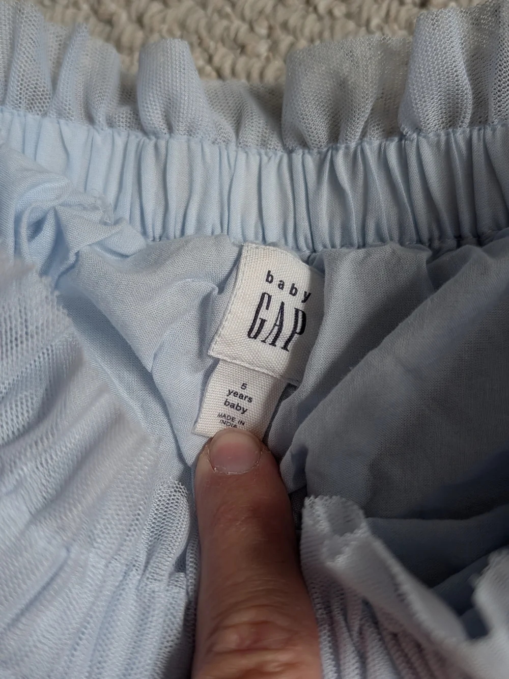 GAP Light Blue Layered Tulle Mini Skirt